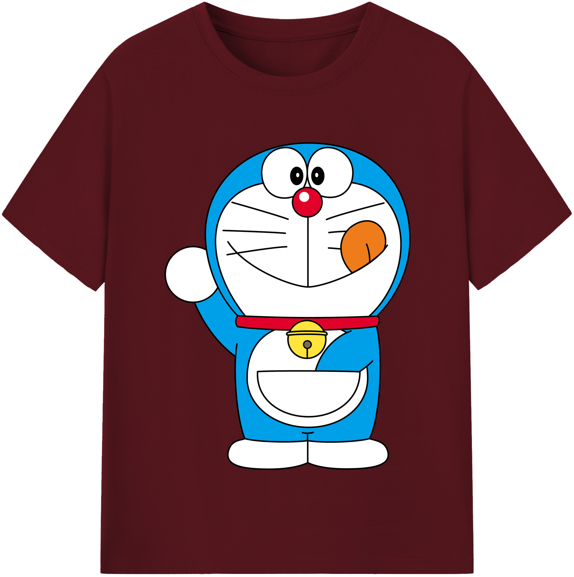 （画像用） ドラえもん Doraemon 綿100％半袖Tシャツ（フロントプリント）